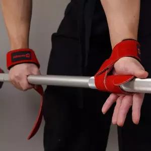 하빈져 헬스 스트랩 손목 보호대 웨이트 데드리프트 가죽 리프팅 MNS