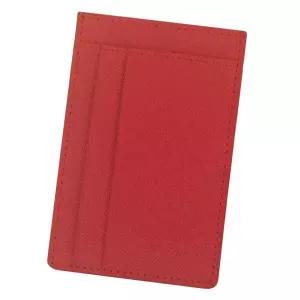 슬림 인조가죽 카드지갑 레드 교통카드지갑 체크카드 케이스 지갑