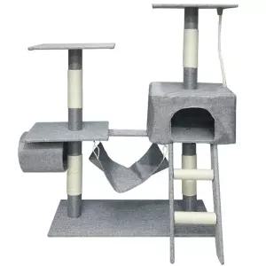 원목캣타워 헬로망치 프리미엄 중형 고양이 직조 캣타워 DM520 고양이스크래쳐