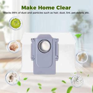 Roborock Saros10 / G30 로봇 진공 청소기 액세서리 교체 부직포 먼지 봉투 쓰레기 봉투 용 먼지 봉투