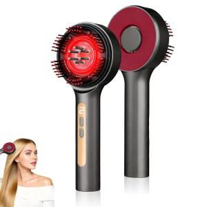 게웨이좡 전기 마사지기, 3-in-1 헤어 오일 어플리케이터 및 무선 IPX7 방수, 가정 여행용 휴대용 브러시, 그레이