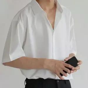 [셀러에이드]남성 쿨링 반팔 셔츠 오버핏 여름 데이트룩 남방 루즈핏 하객룩