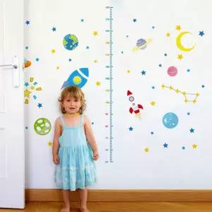 키밍 벽스티커 재기 아동방 인테리어 측정기 재기자 아이 신장 유아 재기판 포스터 어린이