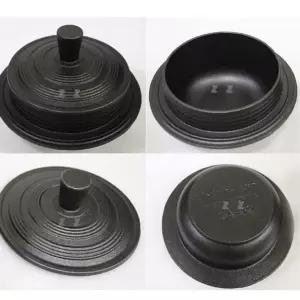 인덕션가마솥 통주물 가마솥 인덕션 무쇠 무쇠 냄비 16cm