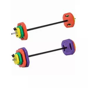 여성용 바벨바 중량봉 기구 원판 덤벨 헬스장 여성