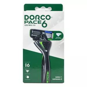 도루코 페이스 식스 6중날 면도기 면도 2개 휴대용 여행용 출장용품 일회용 세트 출장용