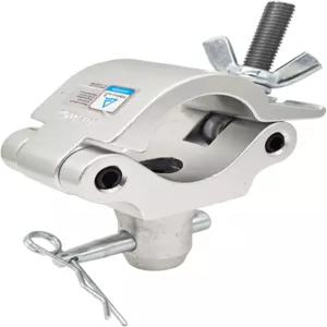 2 알루미늄 랩어라운드 커플러 클램프 42-51mm 스테이지 조명 트러스 파이프 660파운드 무게 용량