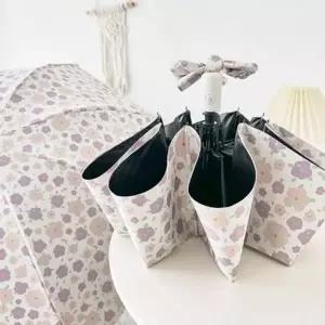 여성용 예쁜 미니양산 3단 경량 자외선차단 암막 양우산 우양산