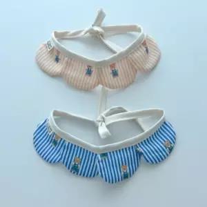 강아지 고양이 턱받이 반려동물 꽃무늬 턱받이