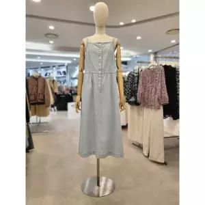 써스데이아일랜드 슬리브리스 데님 원피스 T254MOP351W 1308260