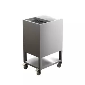 얼음 이동식 냉동고 캐리어 내경 스텐 매립형 스틸