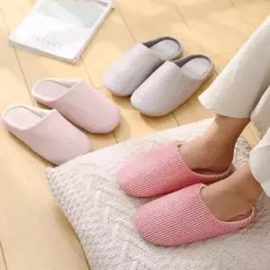 거실화 겨울 털 쿠션 무소음 사무실 실내화 슬리퍼 거실