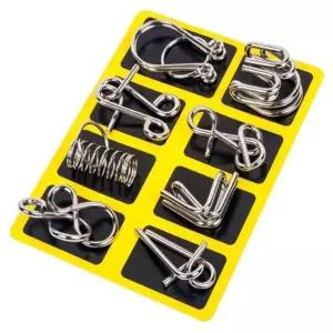 퍼즐 8종세트 스틸 퍼즐 매듭풀기 마술용품 매직도구 모임 8종세트