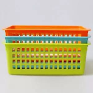 바구니 정리함 바스켓 수납함 보관함 바구니 직사각 소쿠리