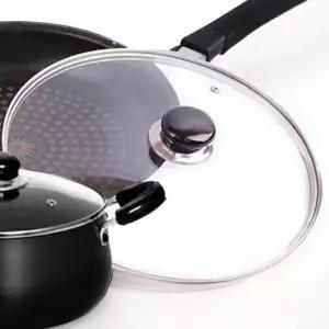 열탕용 프라이팬 강화유리 뚜껑 커버 덮개 30cm 프라이팬유리뚜껑