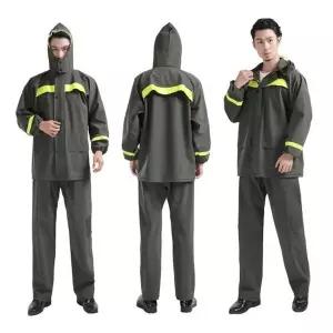 [하프클럽/셀러허브_여성트랜드패션]PVC 방수 작업용 상하의 비옷 OSM-1006168