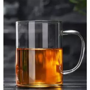 내열 유리 머그컵 홈카페 커피잔 물컵 550ml 유리컵