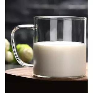 내열 유리컵 커피머그 홈카페 물컵 350ml 다용도 유리잔