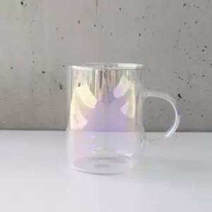 [셀러에이드]유리잔 오로라 머그컵 물컵 내열컵 다용도 유리컵 530ml