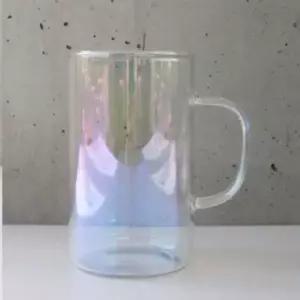 [셀러에이드]오로라 디자인 내열 유리컵 머그잔 물컵 700ml 다용도 유리잔