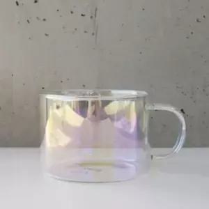 [셀러에이드]내열 유리컵 오로라머그 유리잔 물컵 500ml 다용도 음료잔