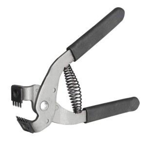 가죽 스티칭 홀 펀치 플라이어 클램프 커터 핸드 벨트 스트랩 안장용 DIY 공예 (4가지 갈래)