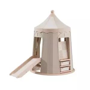 텐트미끄럼틀 아지트 비밀기지 풀세트 슬라이드