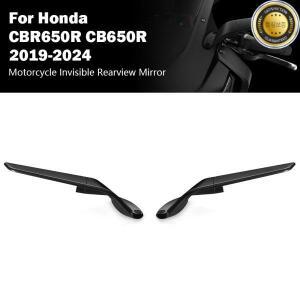 2024 CBR650R 백미러 오토바이 보이지 않는 혼다 CBR 2019-2024 알루미늄 Winglet