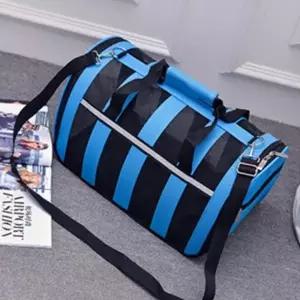 ( )애견가방 망사케리어 블루 애견이동가방 기내용강아지캐리어 강아지비행기가방 강아지이동가방 강아지케