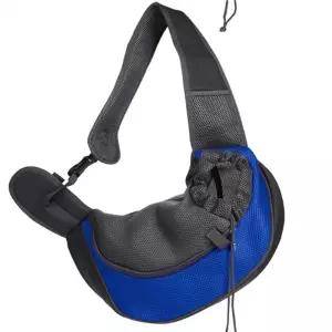 ( )애견가방 슬링백 대형 블루 새끼강아지가방 아기강아지가방 강아지케리어 강아지이동가방 펫슬링백