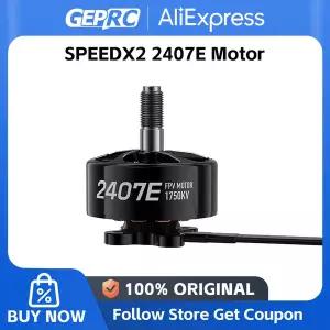 GEPRC SPEEDX2 2407E 모터 1750KV 고토크 저전력 사용 5 -6 인치 레이싱 FPV 쿼드 RC 드론 멀티콥터
