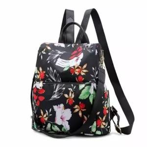 플라워백팩 꽃무늬가방 여성가방 배낭 캐쥬얼백팩 SL340