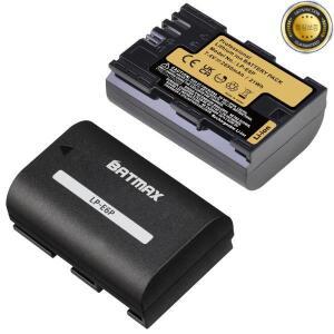 바트맥스 LP-E6P 배터리 2850mAh LP (캐논 EOS R5 Mark II 5D 80D 90D 용)