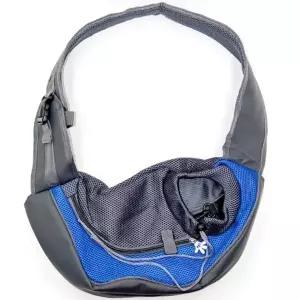 ( )애견가방 블루 반려견슬링백 산책가방 반려견가방 강아지산책가방 애견이동가방