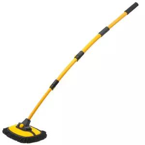 [용마안전] 세차밀대 브러쉬 용품 세차걸레 휘어진 디자인 (본품)