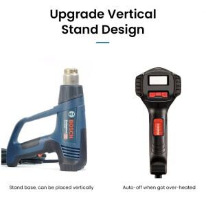 보쉬 GHG20-63 히트건 헤비 듀티 플라스틱 디지털 온도 디스플레이 필름 수축 밀봉 해동 페인트 제거