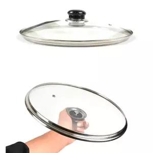 프라이팬뚜껑 냄비뚜껑 냄비덮개 유리덮개 27.2cm 6호 T형