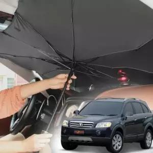 윈스톰 자동차햇빛가리개 앞유리커버 차박 우산형