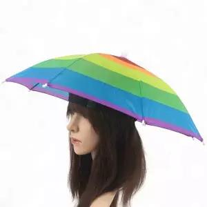 ( )그늘막 우산 모자 자외선차단 모자우산