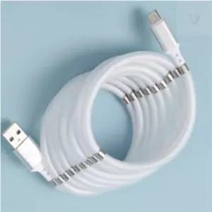 CEOshop 스마트폰케이블 선정리 마그네틱 고속 충전케이블 5핀