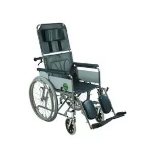 스틸 휠체어 침대형 PARTNER P1003 등받이 발걸이 각도조절가능