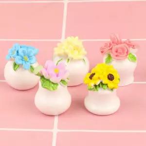 납골당 조화 화분 세트 추모 꽃 장식 소품