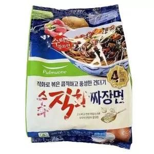 풀무원 직화짜장면 4인 1320g x 1개 48757