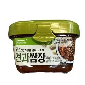 풀무원 찬마루 고소견과쌈장 450g x 2개 27989