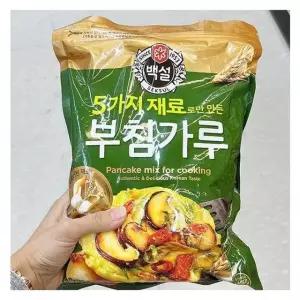백설 5가지재료로만만든 부침가루 1kg x 2개 32251