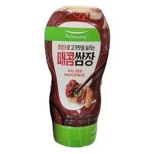 풀무원 튜브 매콤쌈장 360G X 2개 80148