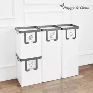 ( )대용량 분리수거함 재활용 통 주방 2칸 실내 공간