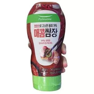풀무원 튜브 매콤쌈장 360g 41645op1
