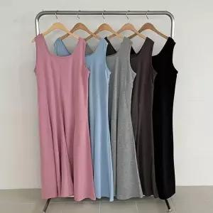 빅사이즈민소매원피스 Q907L503 리플래시훌리스원피스 RD (32371099A)