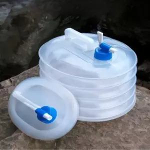 ( )야외용 캠핑 카라반 캠핑물통 10L 워터저그 접이식 용품 캠핑 청수통 야외물통 대용량